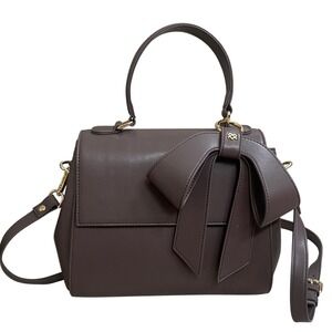 Gunas New York cottontail satchel vegan bag crossbody purse‎ travel luxury EUC